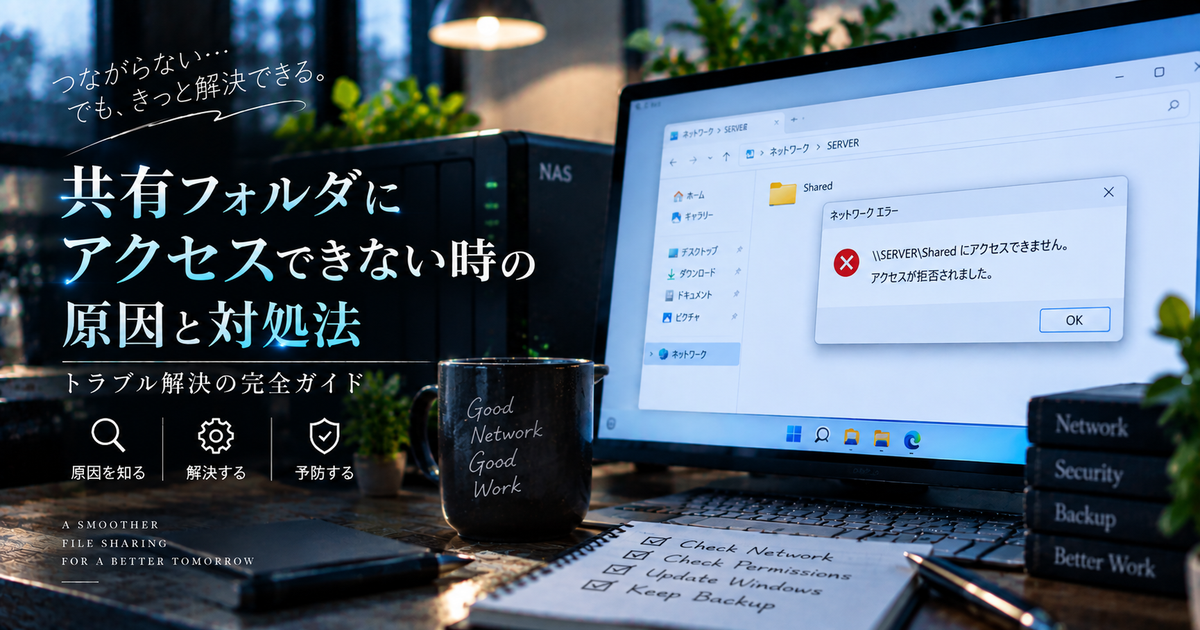 共有フォルダへのアクセスができない時の原因と対処法｜トラブル解決の完全ガイドと安心の予防策