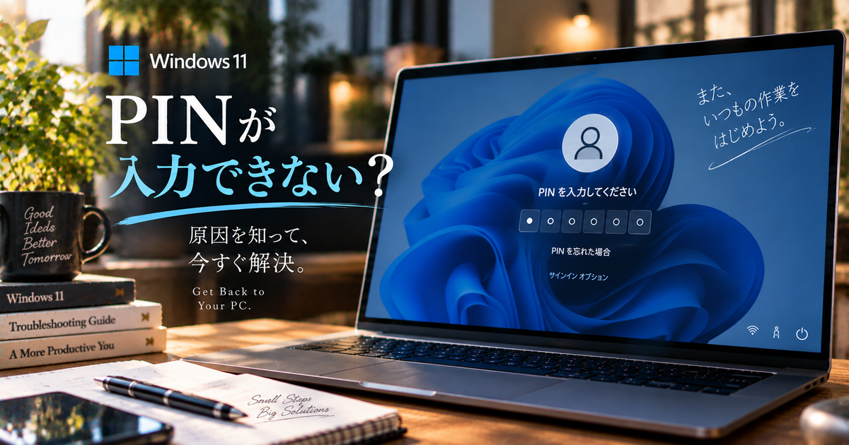 パソコンでPINが入力できない時の原因と解決方法｜今すぐ試せる対策と安全なサインイン手順