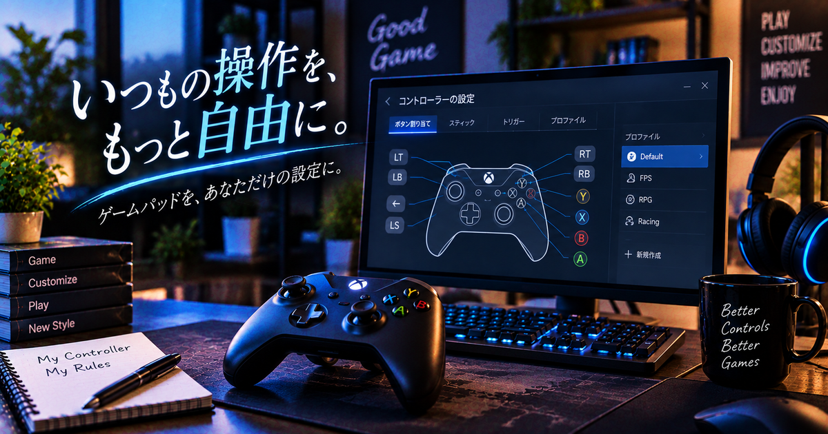 ゲームパッドのボタン割り当てをWindows11で変更する方法｜おすすめソフトやトラブル対策まで徹底解説