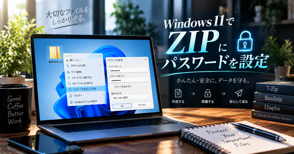Windows11でZIPファイルにパスワードを設定する方法｜無料ソフト活用から失敗時の対策・安全な活用ポイントまで徹底解説