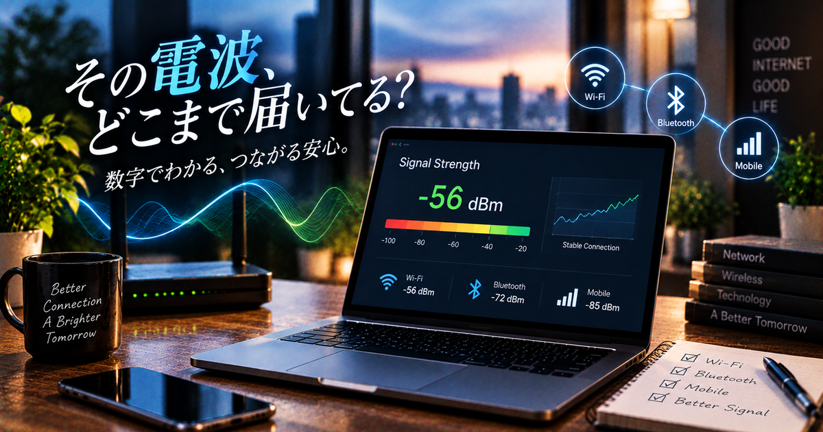 受信感度のdBm表示を徹底解説｜通信品質とトラブル回避のために知っておきたい全知識