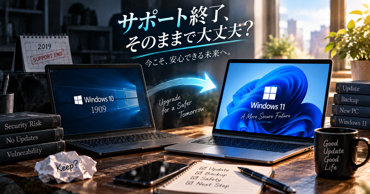 Windows10 1909サポート終了後のアップデート対応方法｜今すぐ知りたいリスク回避と安全な移行手順