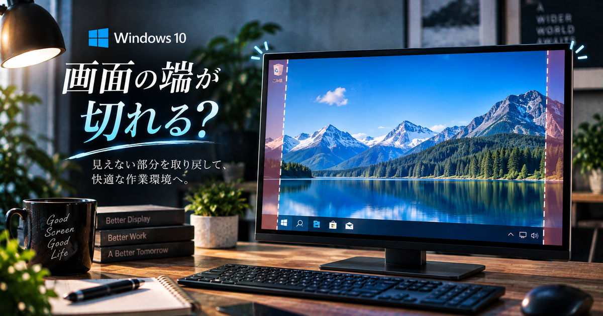 Windows10で画面の端が切れるときの原因と対処法｜すぐできる解決手順と注意点まとめ