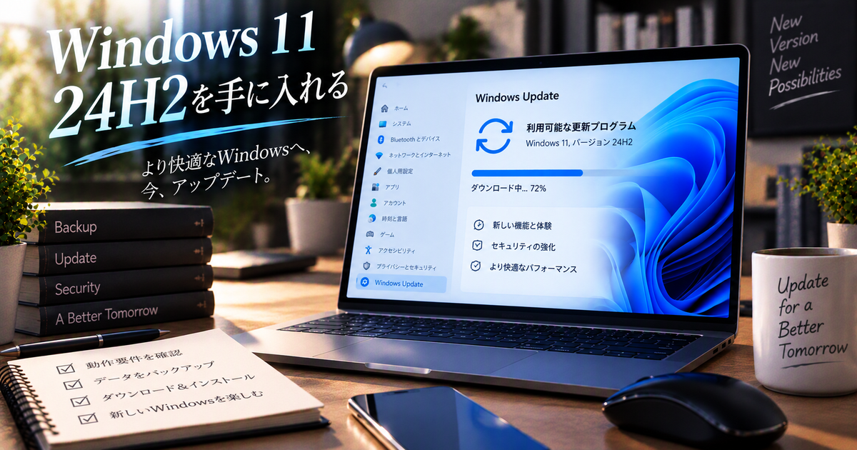 2025年時点でWindows 11 24H2をダウンロードする方法7ステップ｜Windows UpdateからISO取得まで安全に進めるポイント！